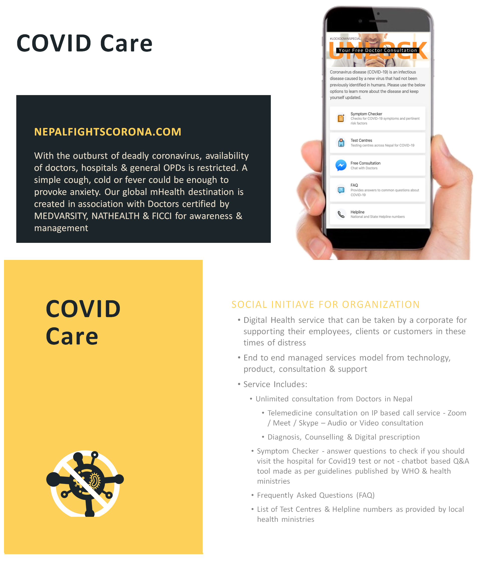   Covid care