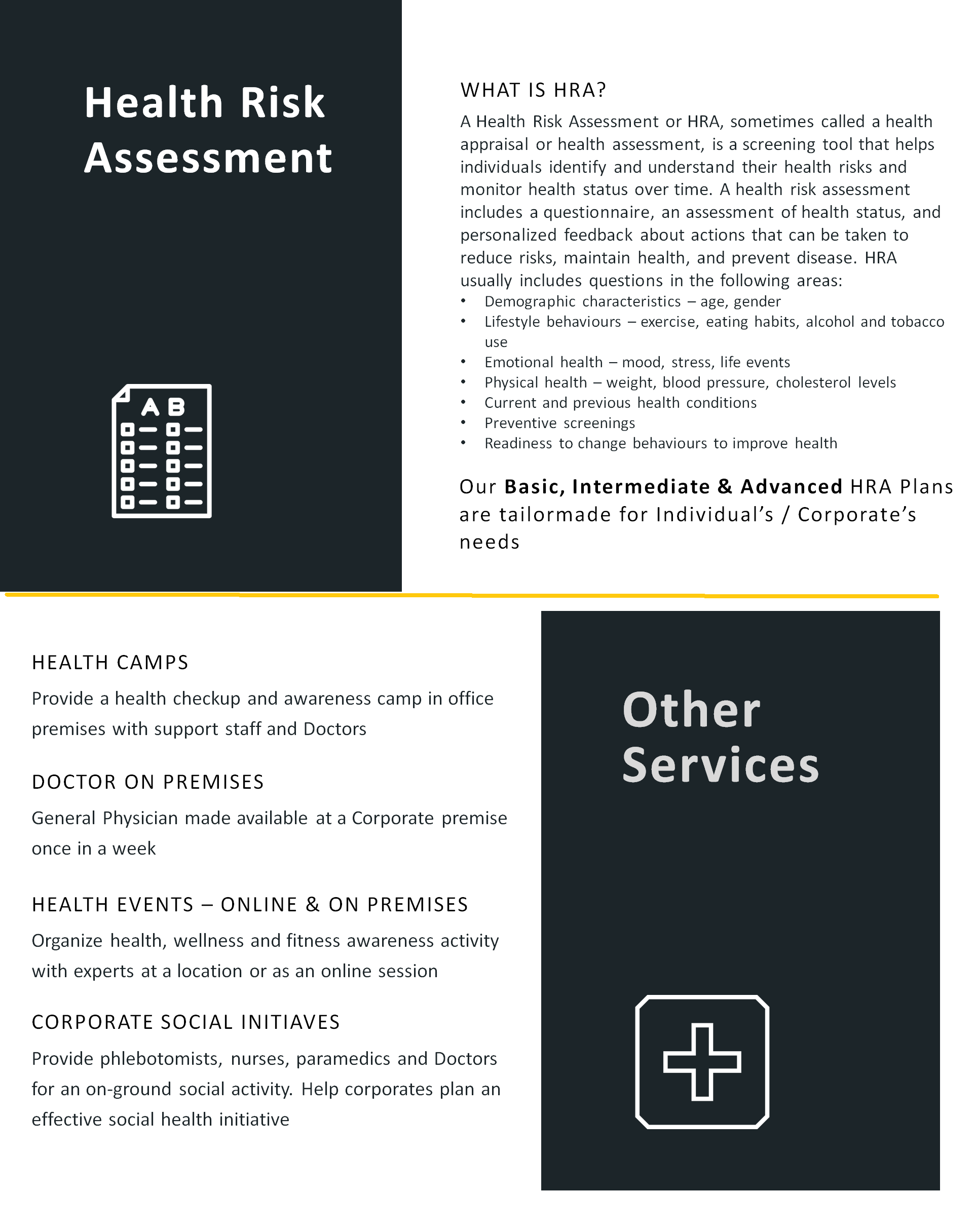   Health risk Assessment