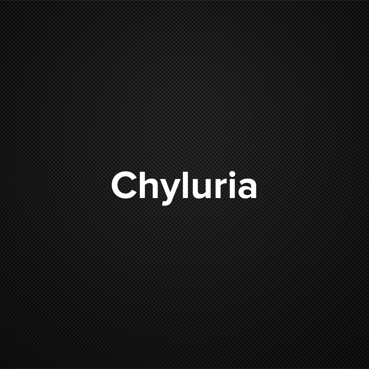 Chyluria