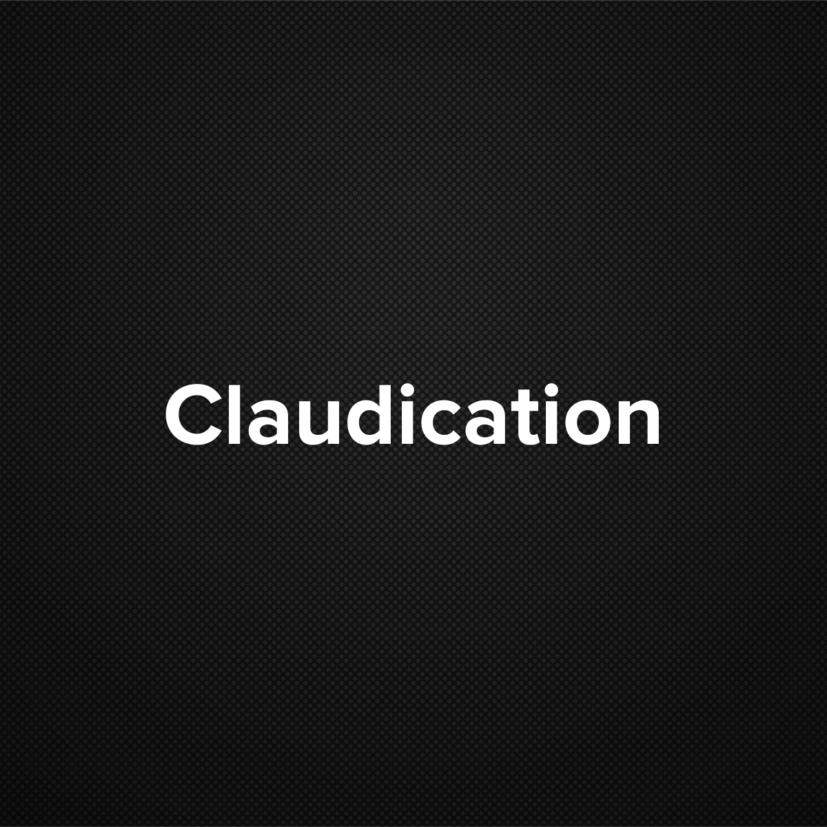 Claudication