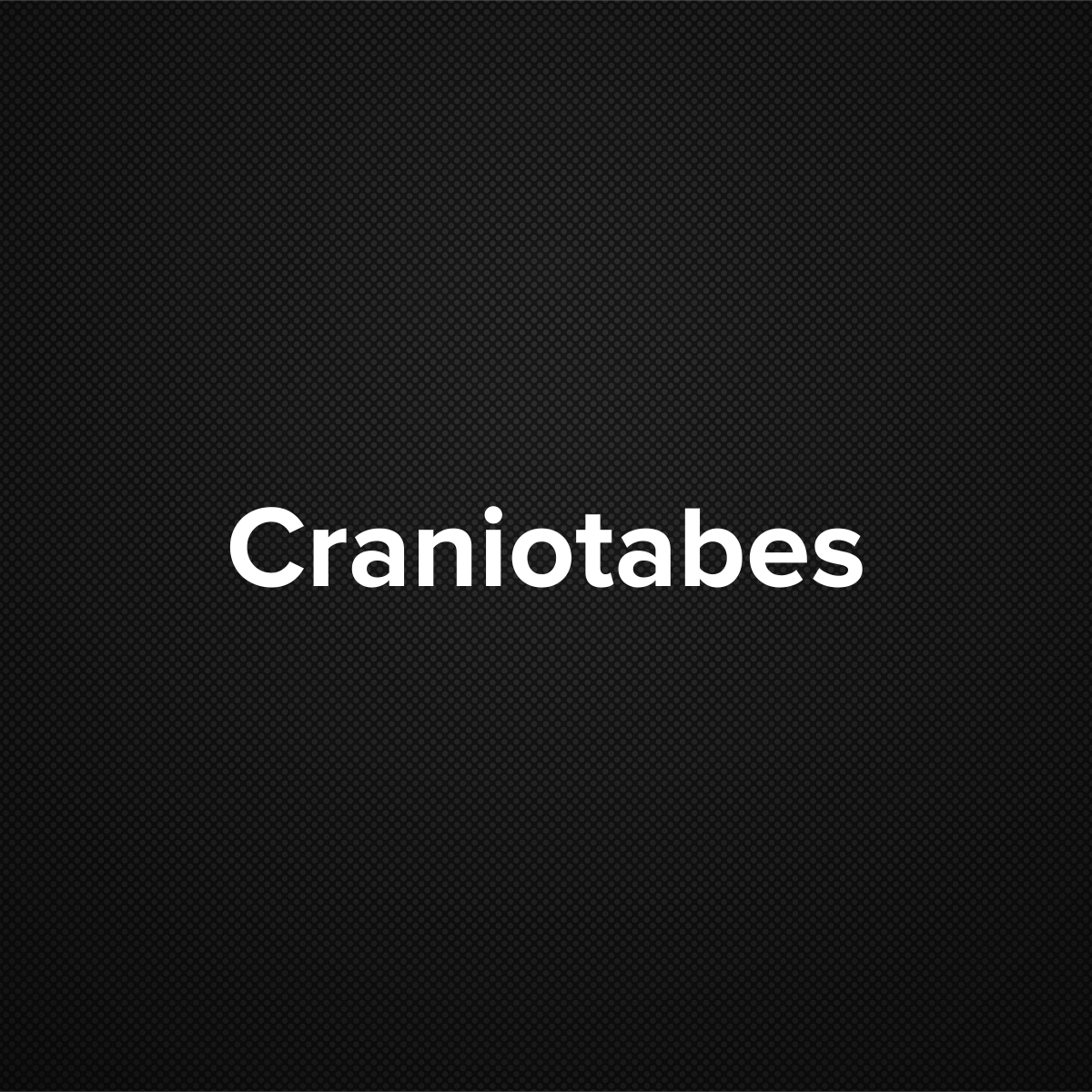 Craniotabes