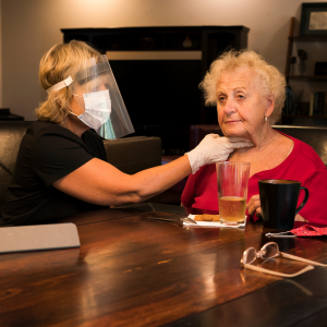 Difficult swallowing