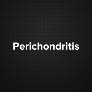 Perichondritis of the ear