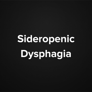 Sideropenic Dysphagia