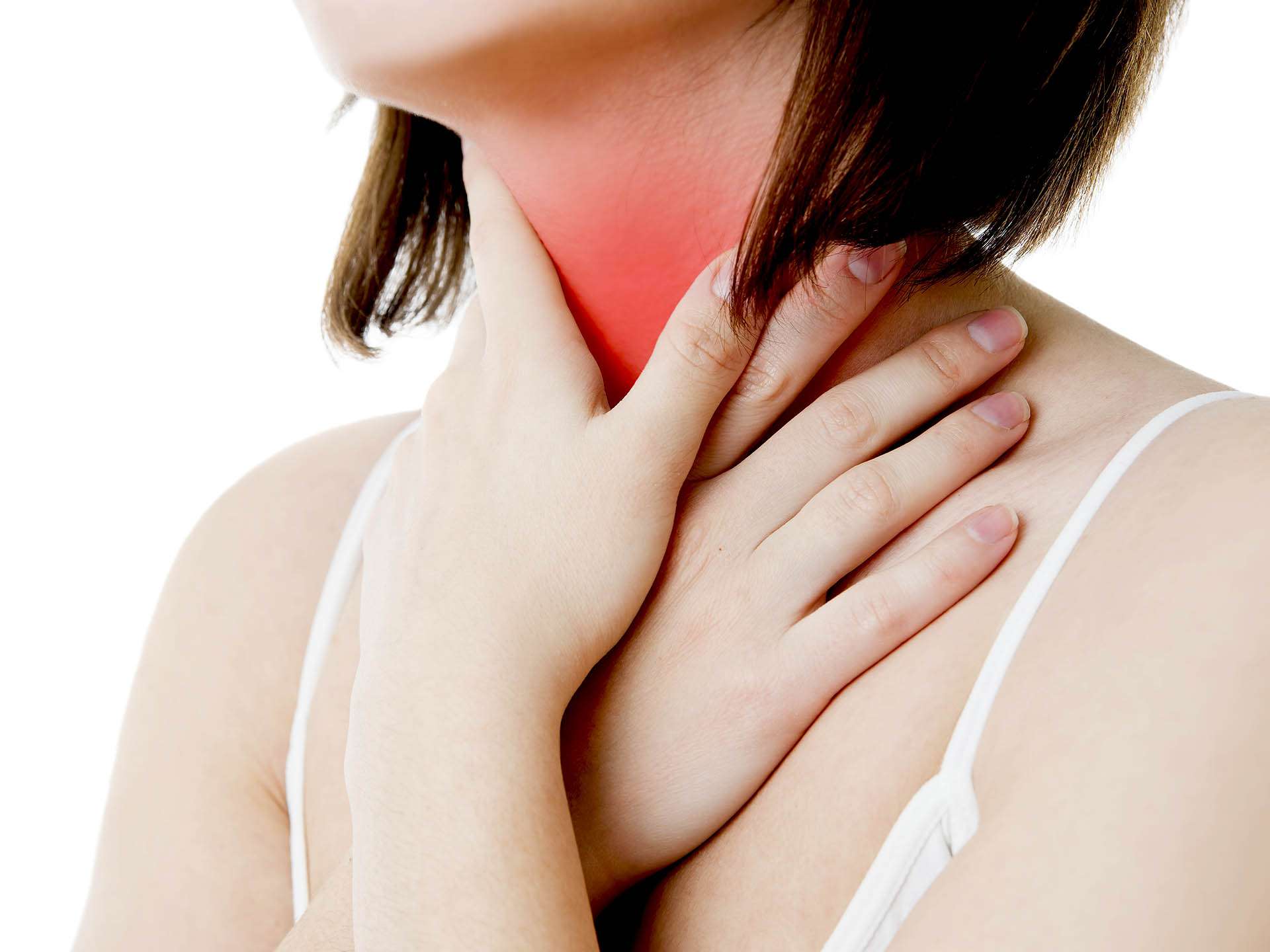 Treating sore throat