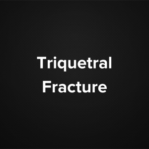 Triquetral Fracture